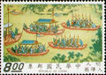 Special 85 "The Emperor’s Procession Returning to the Palace" Handscroll Postage Stamps (1972) (特85.8)