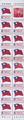 Definitive 101 National Flag Postage Stamps (1978) (常101.8)